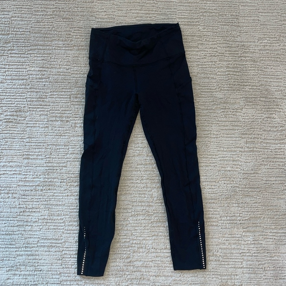 Lululemon Black Running Leggings with Pockets